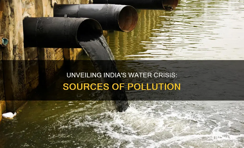 what is causing water pollution in india