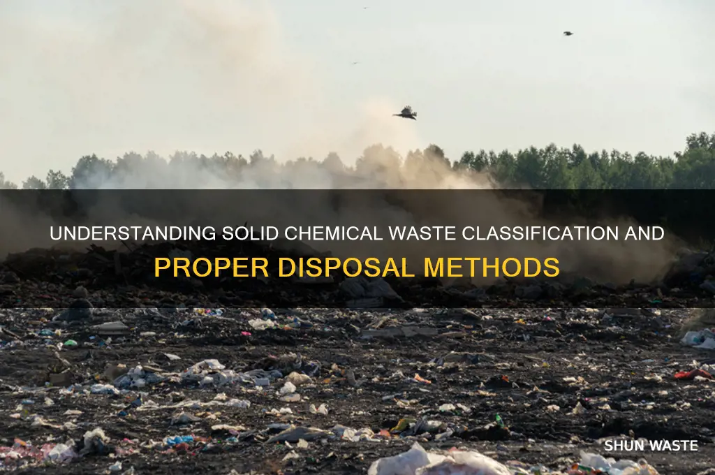 what is classified as solid chemical waste