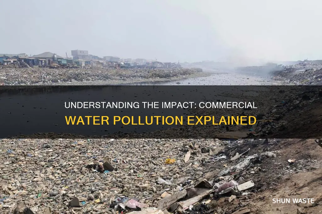 what is commercial water pollution