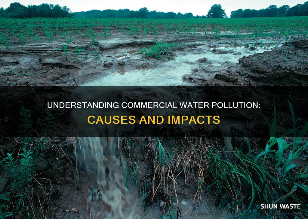 what is commercial water pollution