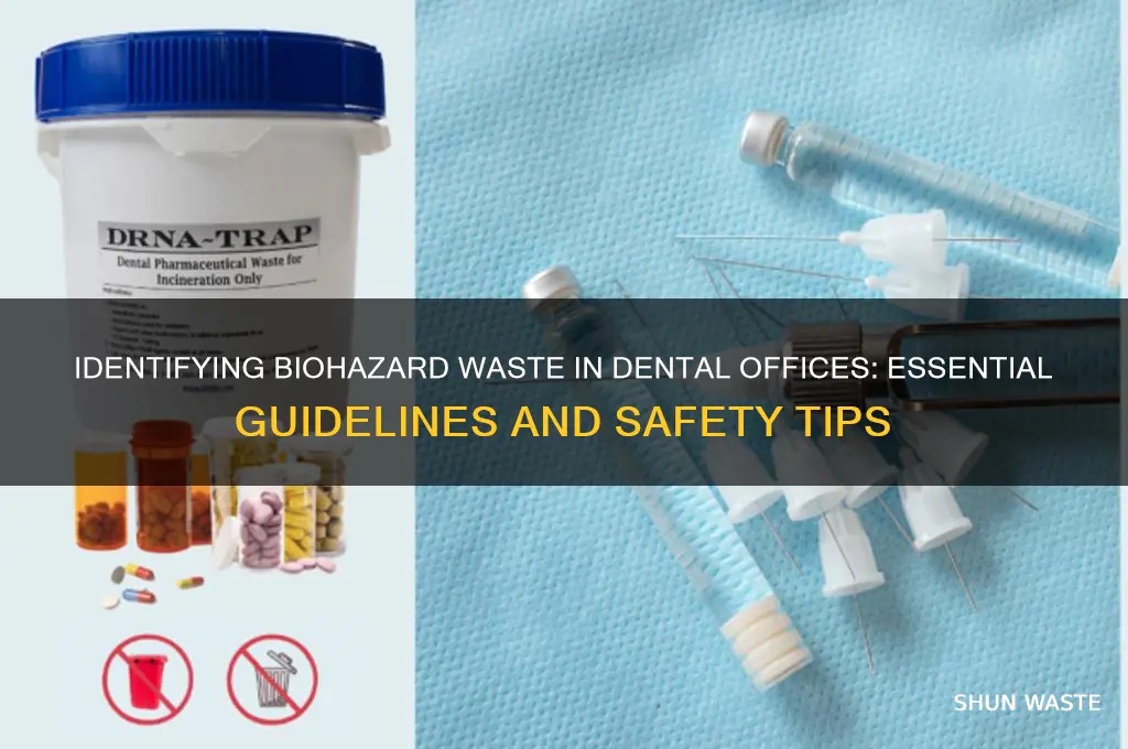 what is considered biohazard waste in dental office