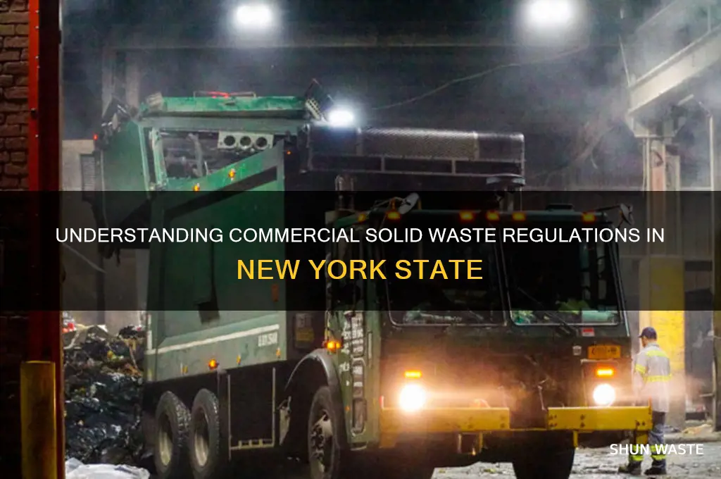 what is considered commercial solid waste ny