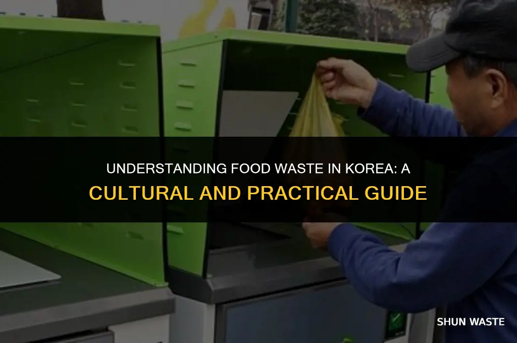 what is considered food waste in korea
