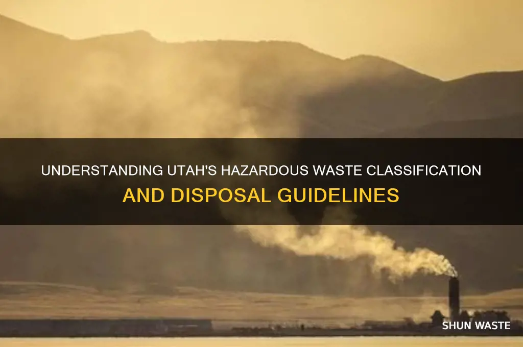what is considered hazerdous waste in utah