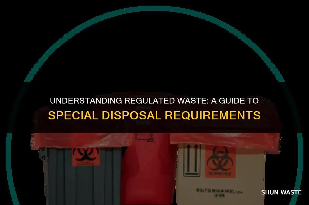 what is considered regulated waste and requires special disposal