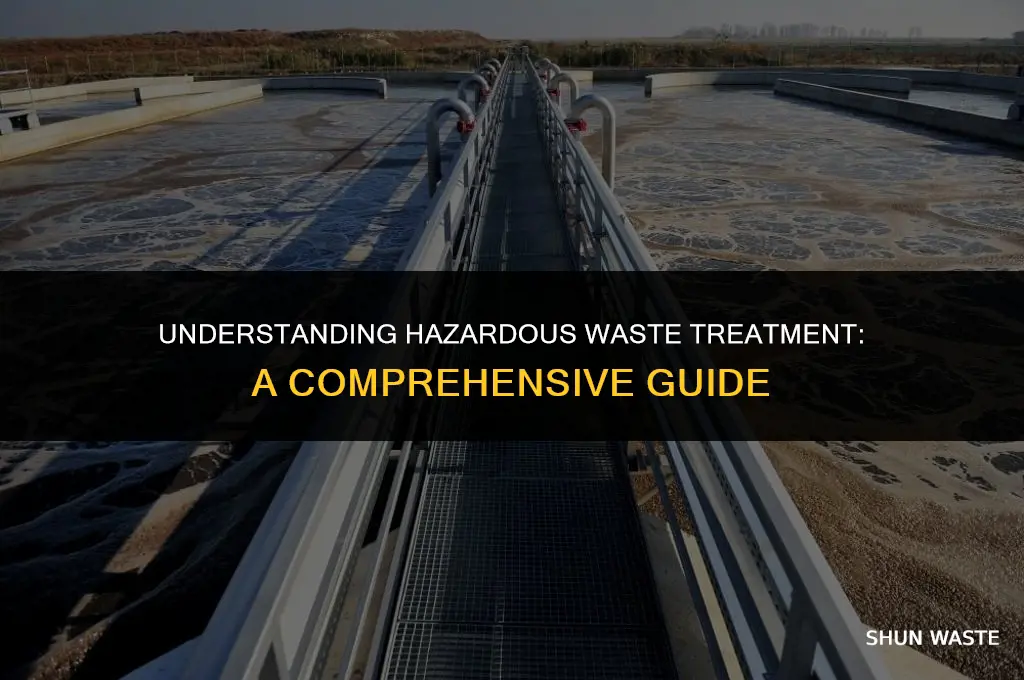 what is considered treatment of hazardous waste