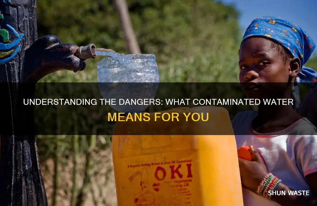 what is contaminated water