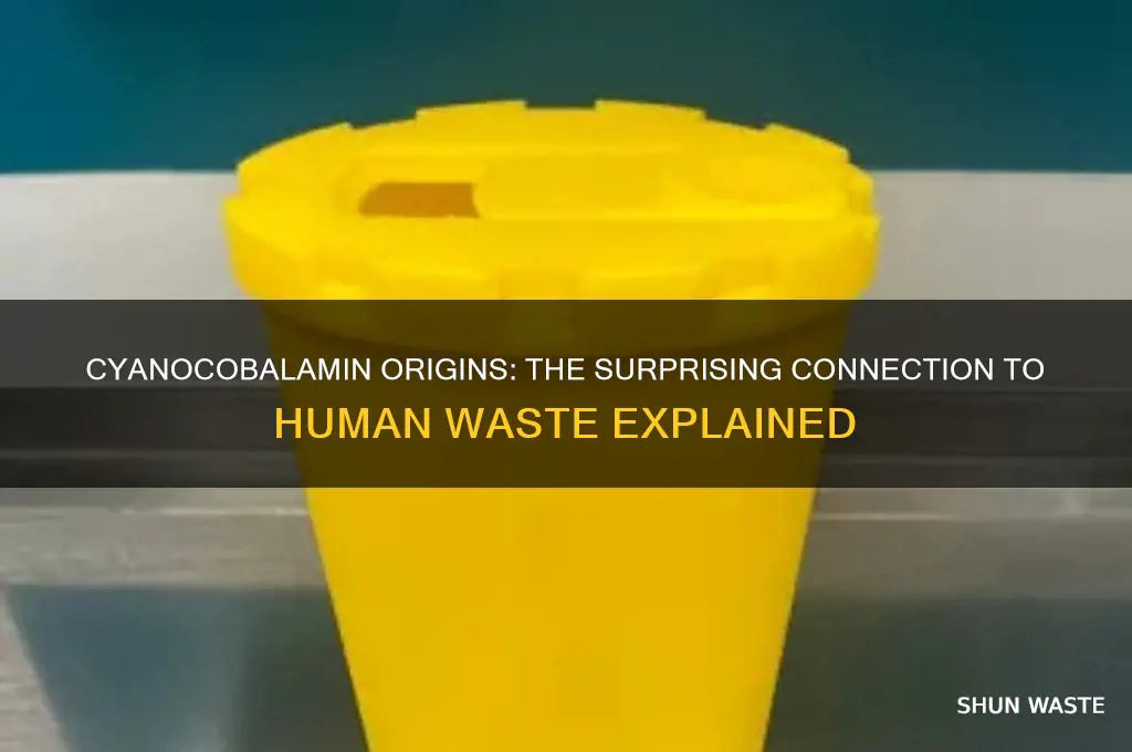 what is cyanocobalamin made from human waste