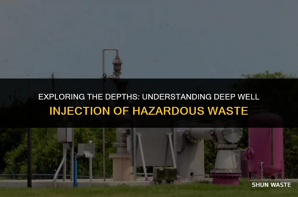 what is deep well injection of hazardous waste