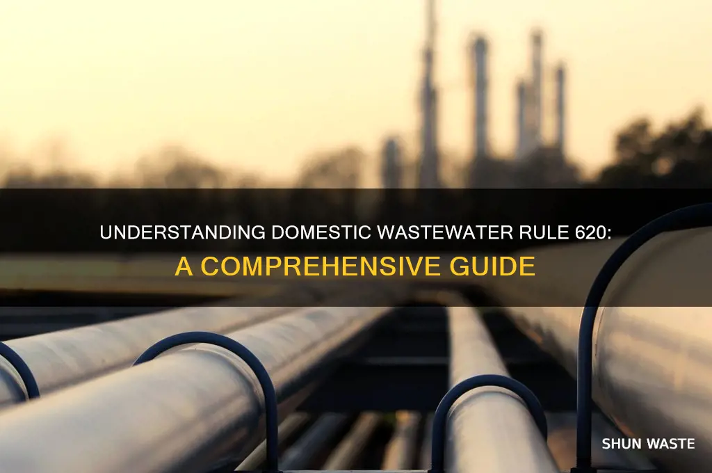 what is domestic waste water rule 620