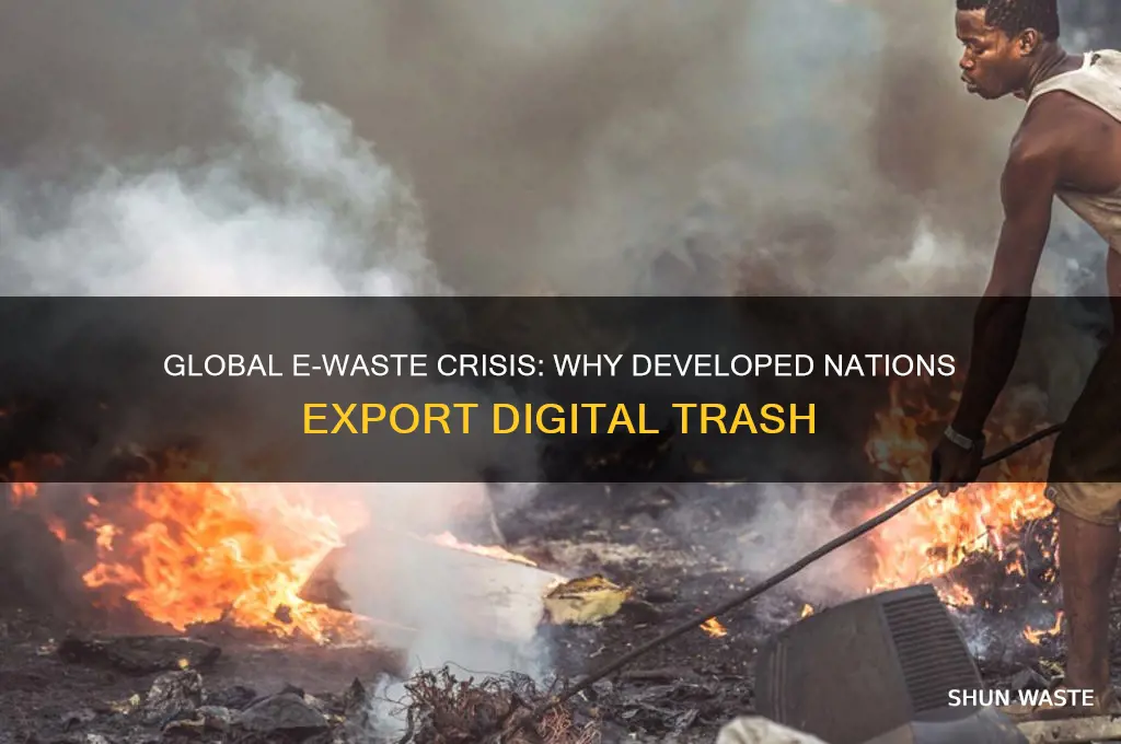 what is driving e-waste exports from developed countries