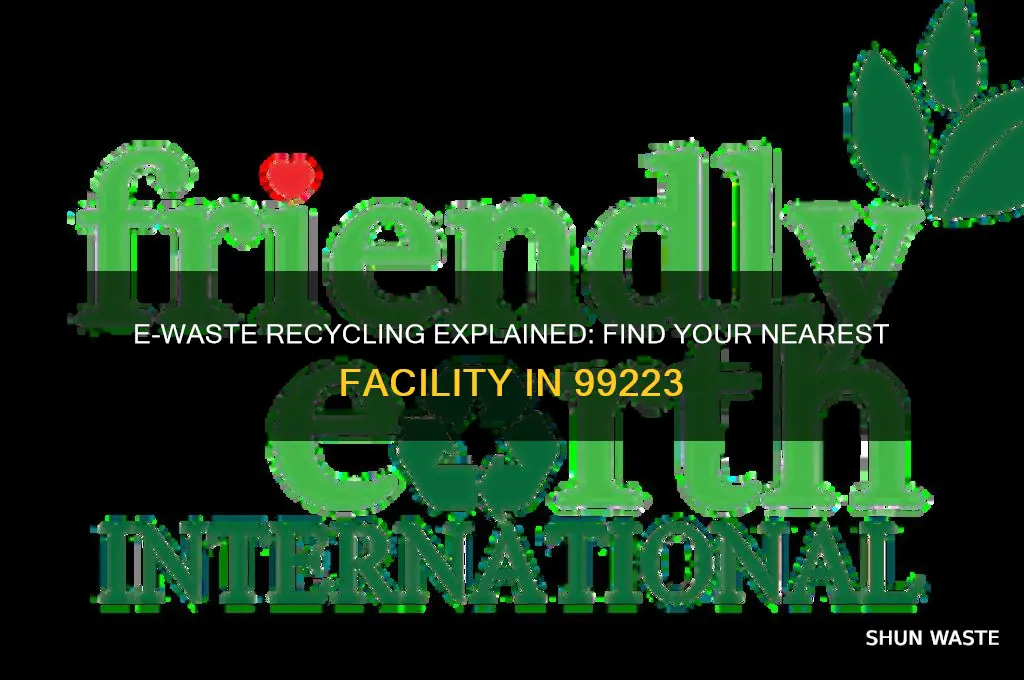 what is e waste recycling and nearest facility 99223
