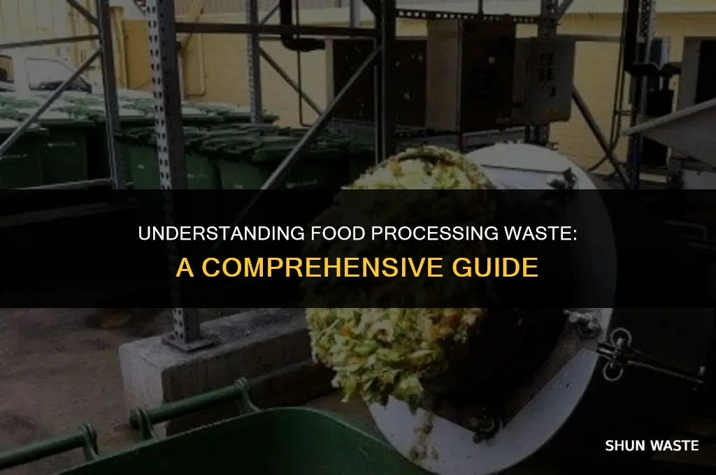 what is food processing waste