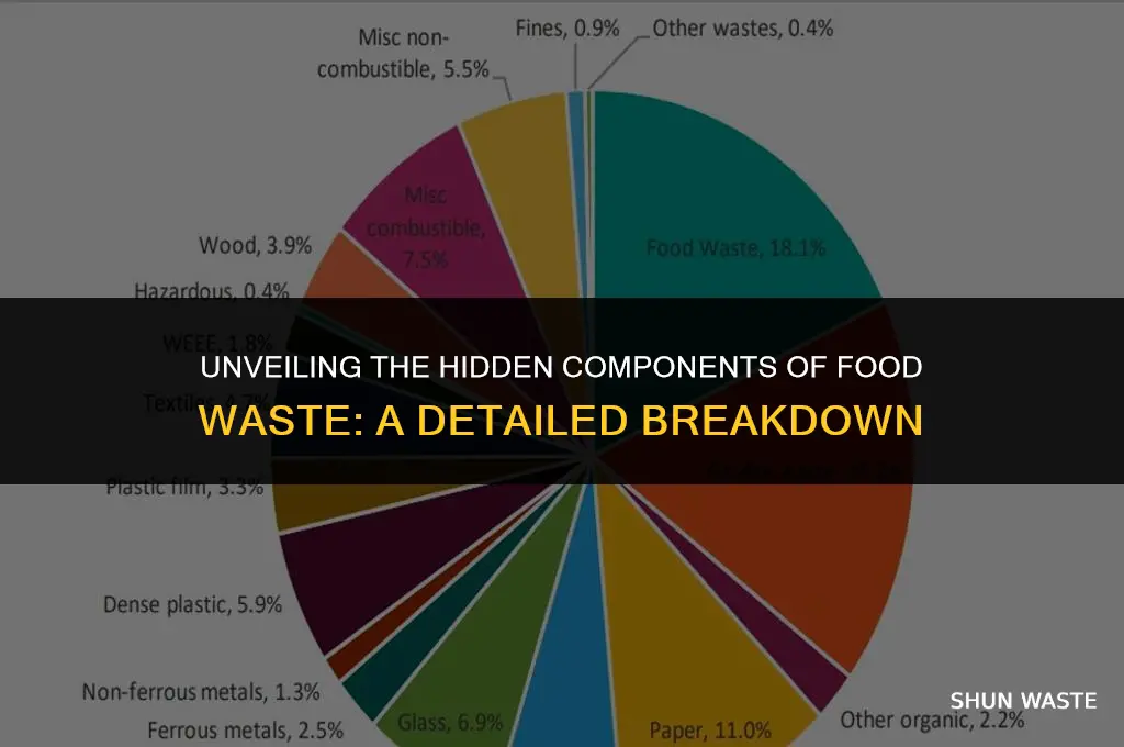 what is food waste composed of