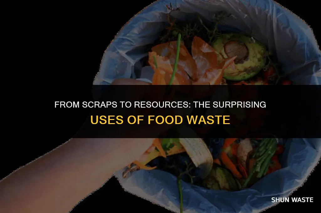 what is food waste used for