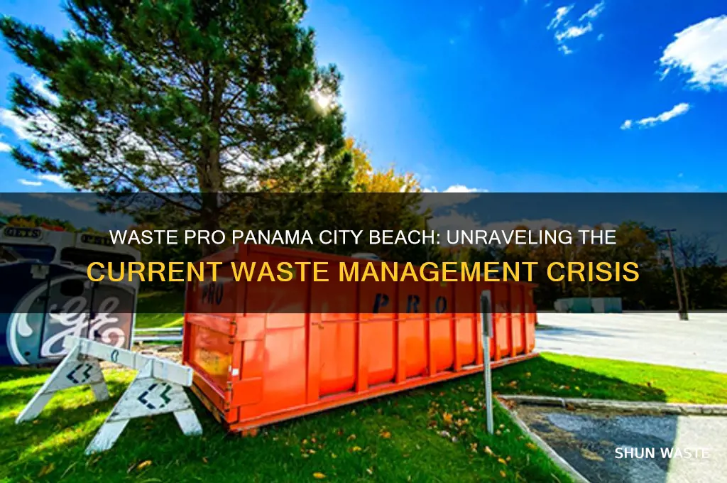 what is going on with waste pro panama city beach