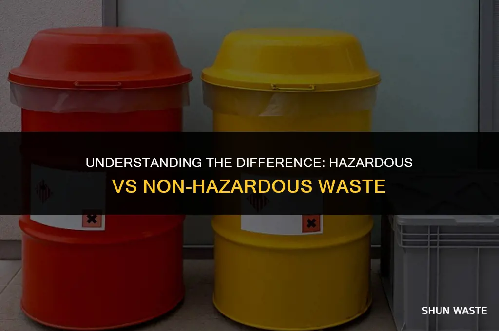 what is hazardous and nonhazardous waste