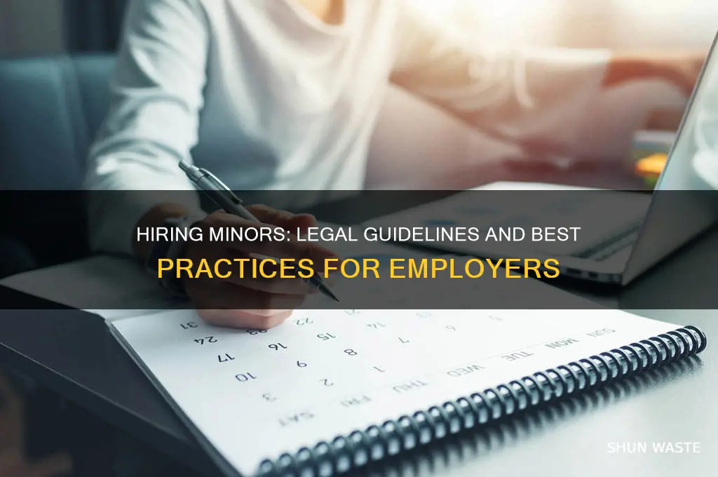 what is hiring minors in the work environment