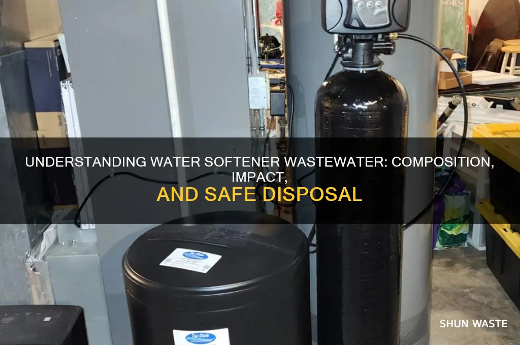 what is in water softener waste water