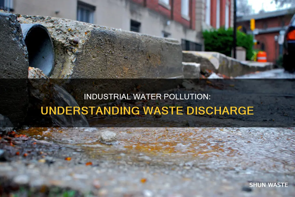 what is industrial waste in water pollution