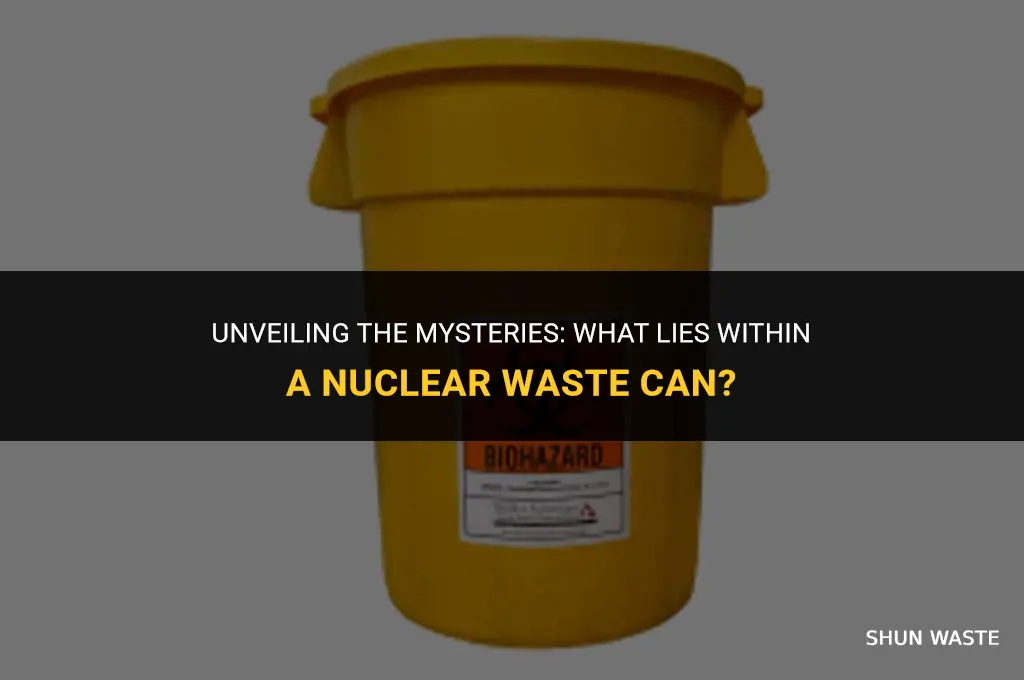 what is inside nuclear waste can