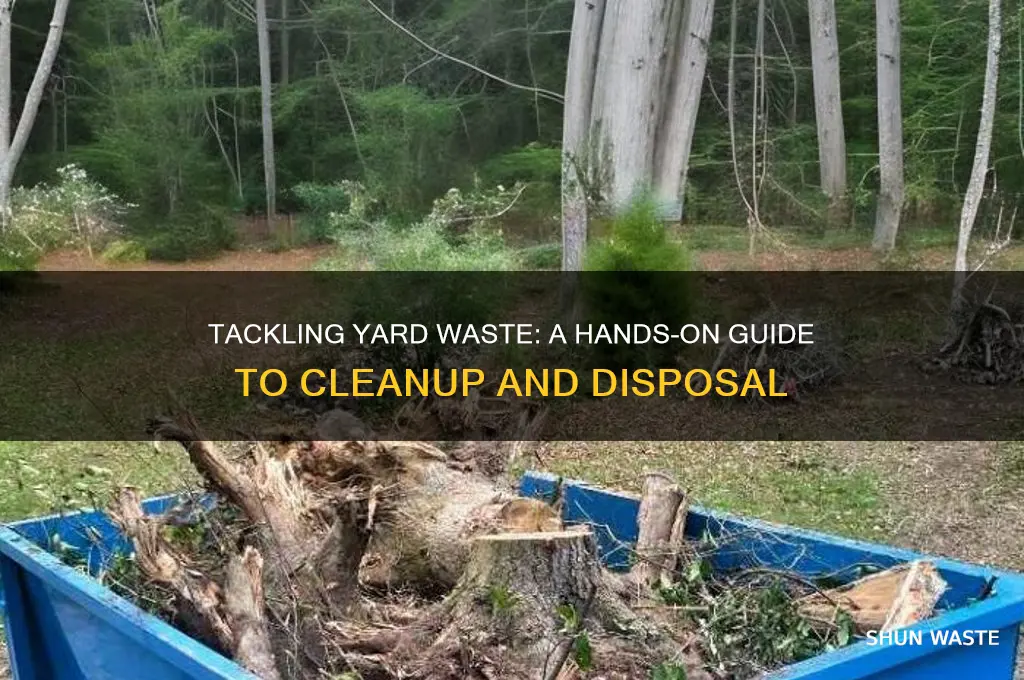 what is it like to clean up yard waste