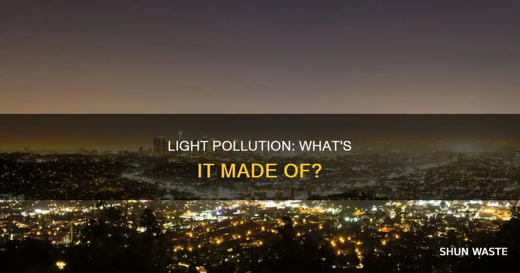 what is made of light pollution