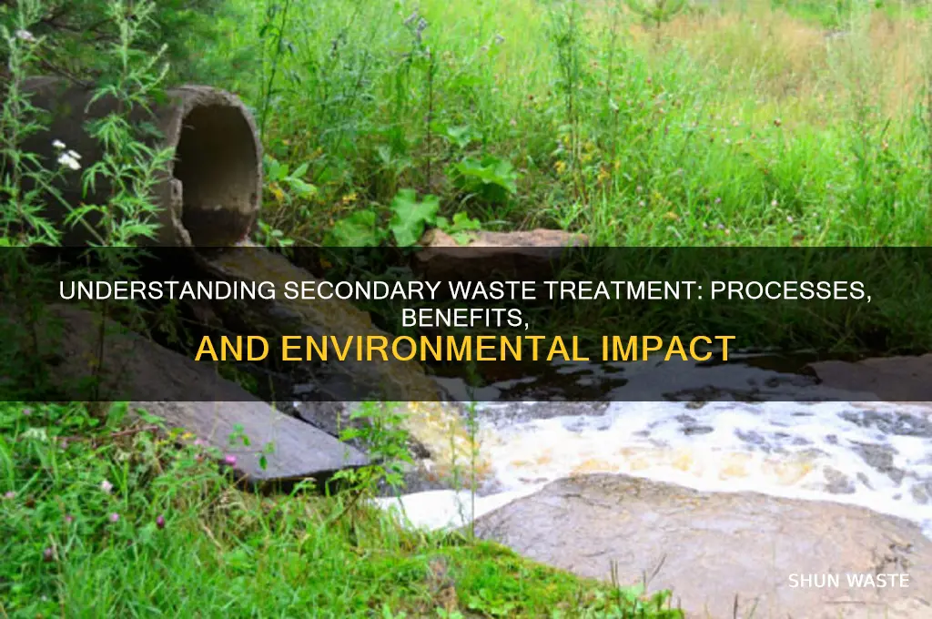 what is meant by secondary waste treatment