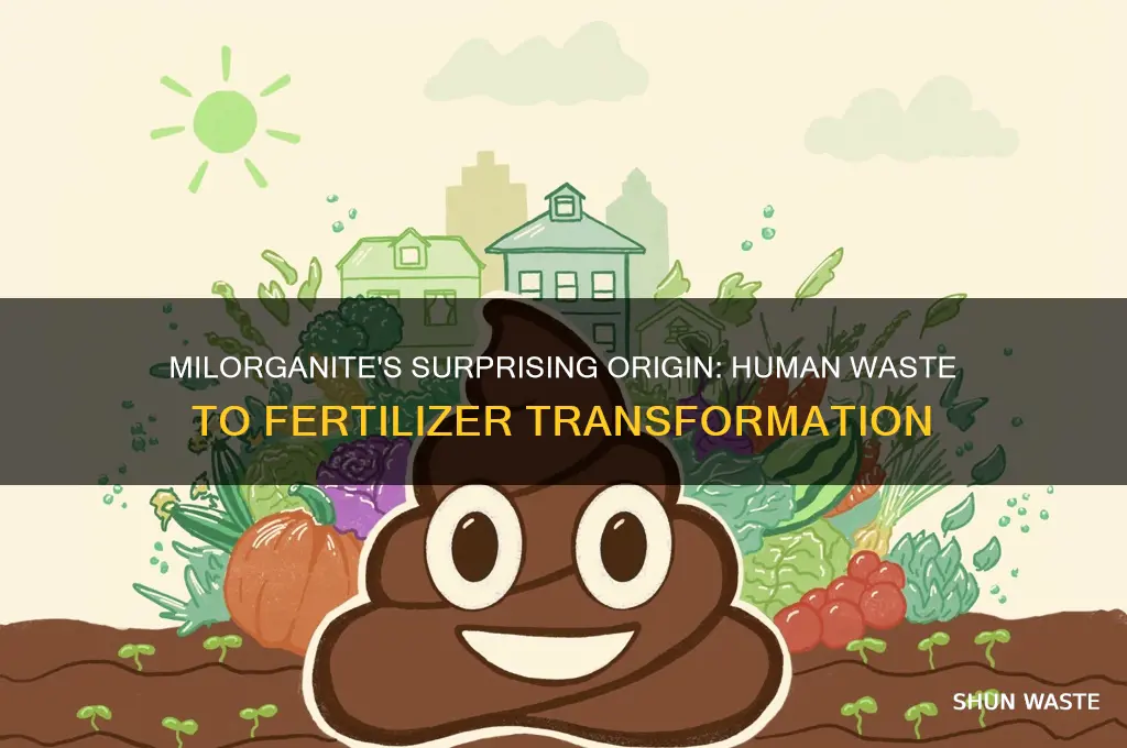 what is milorganite made from human waste