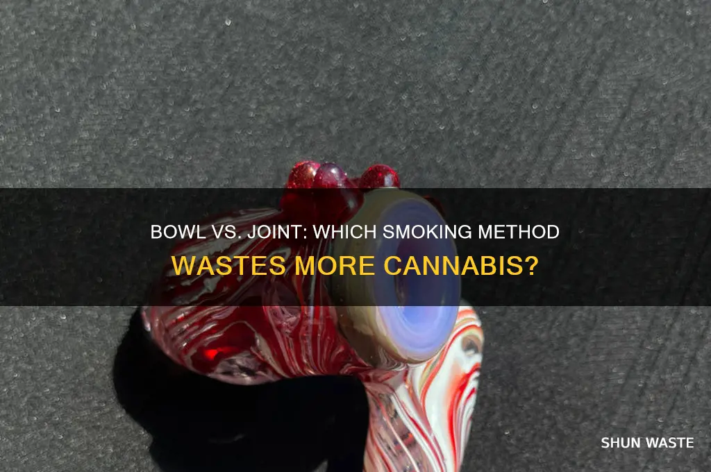what is more wasteful a bowl or a joint