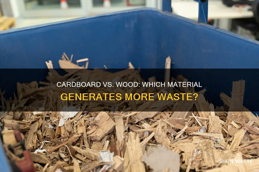 what is more wasteful cardboard or wood
