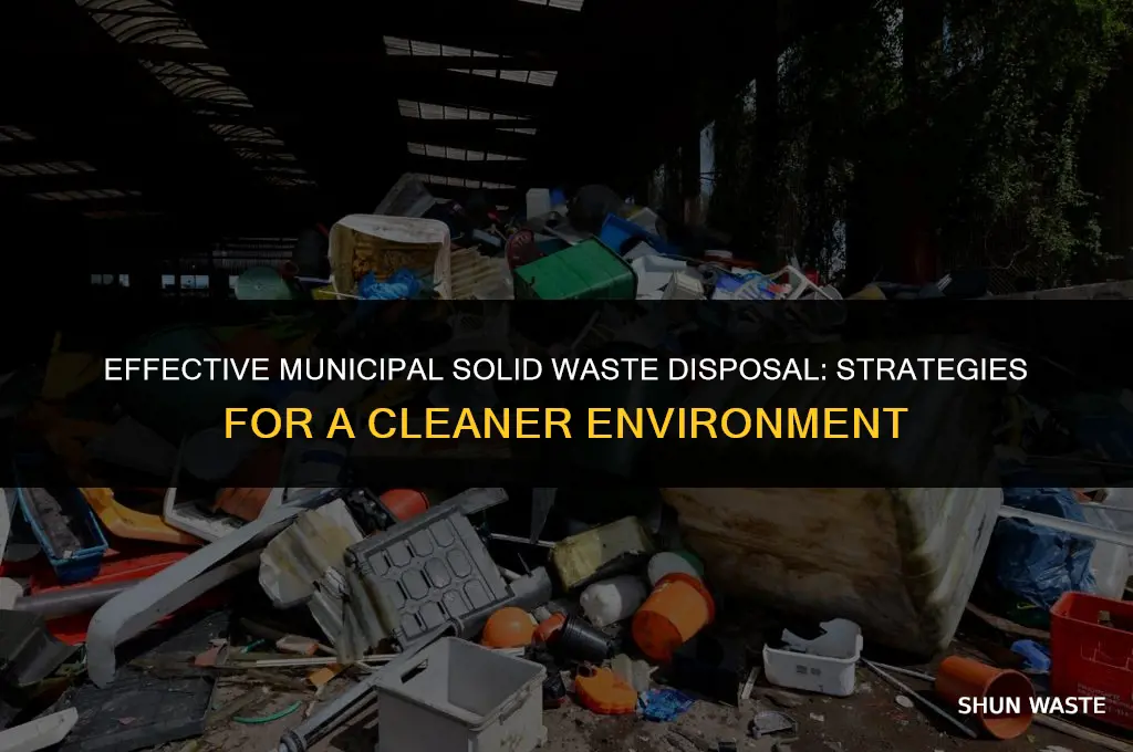 what is municipal solid waste disposal