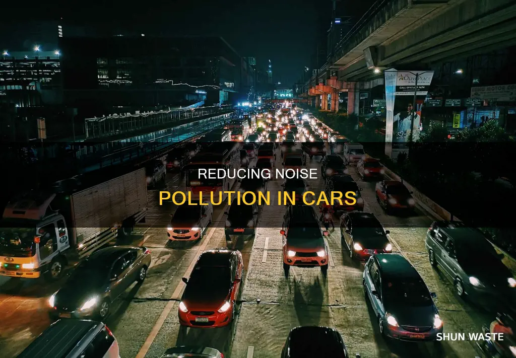 what is noise pollution in cars
