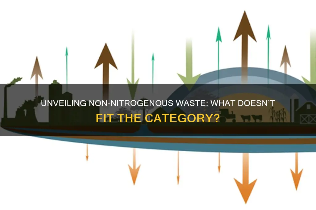 what is not a nitrogenous waste product