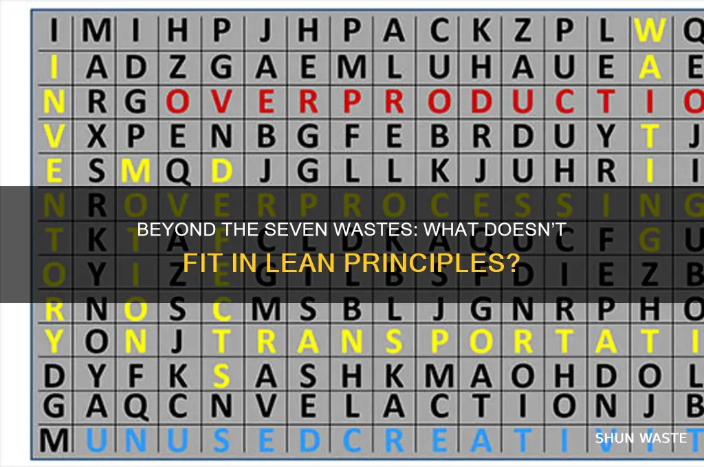 what is not a part of 7 wastes
