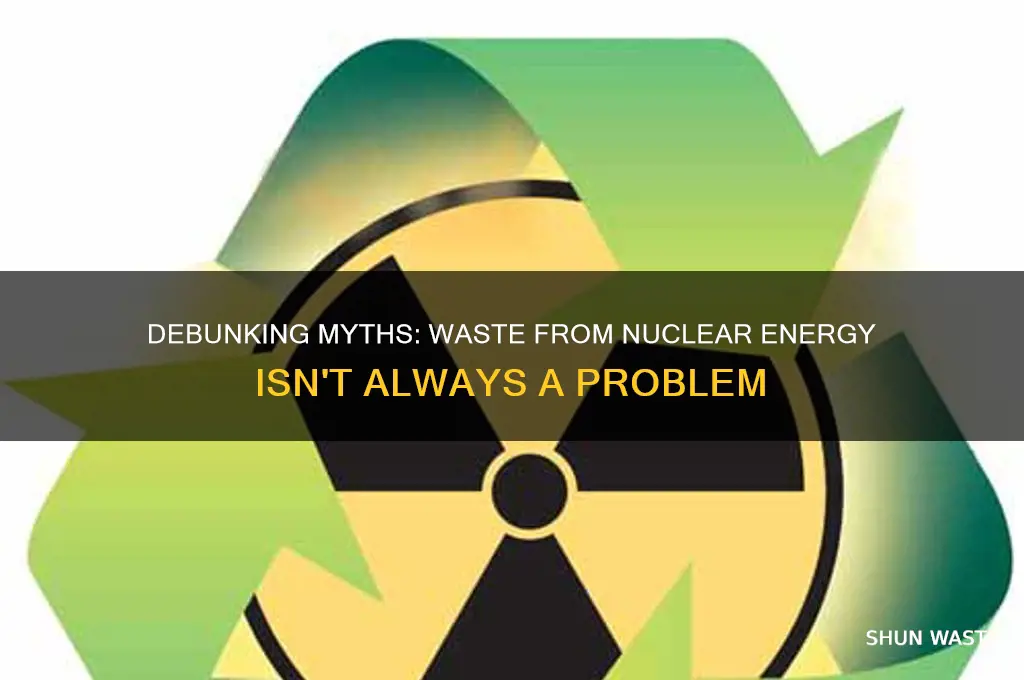 what is not an issue with waste from nuclear energy