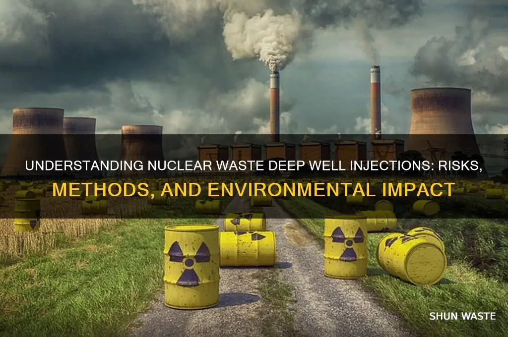 what is nuclear waste deep well injections