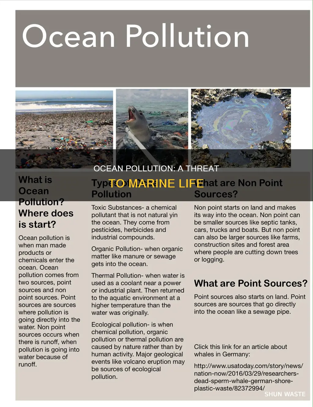 what is ocean pollution for kids