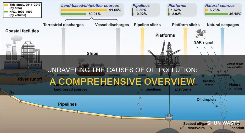 what is oil pollution caused by