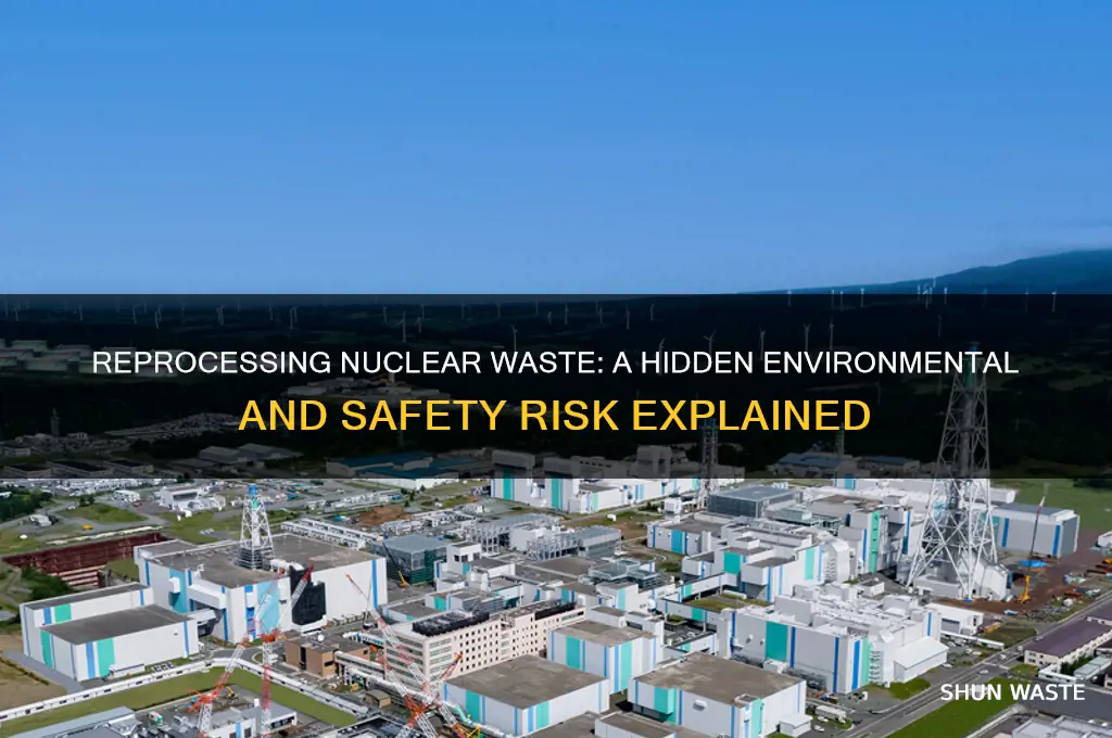what is one disadvantage reprocessing nuclear waste