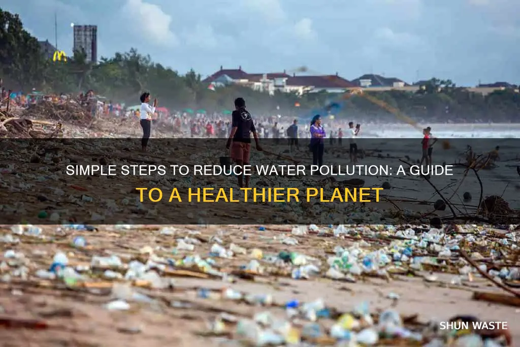 what is one way that we decrease water pollution