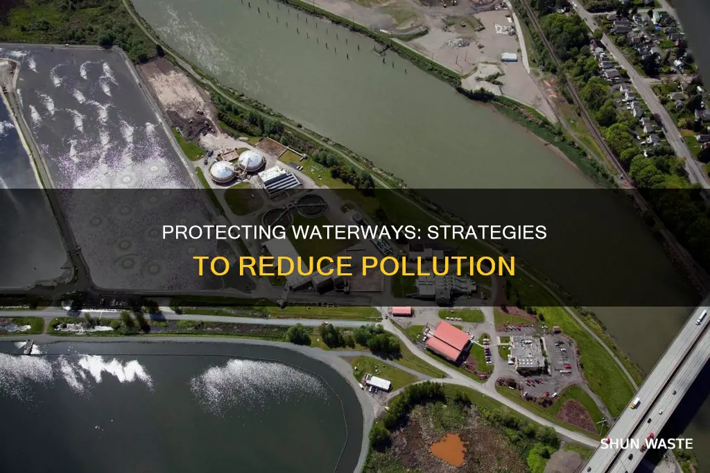 what is one way to minimize waterway pollution