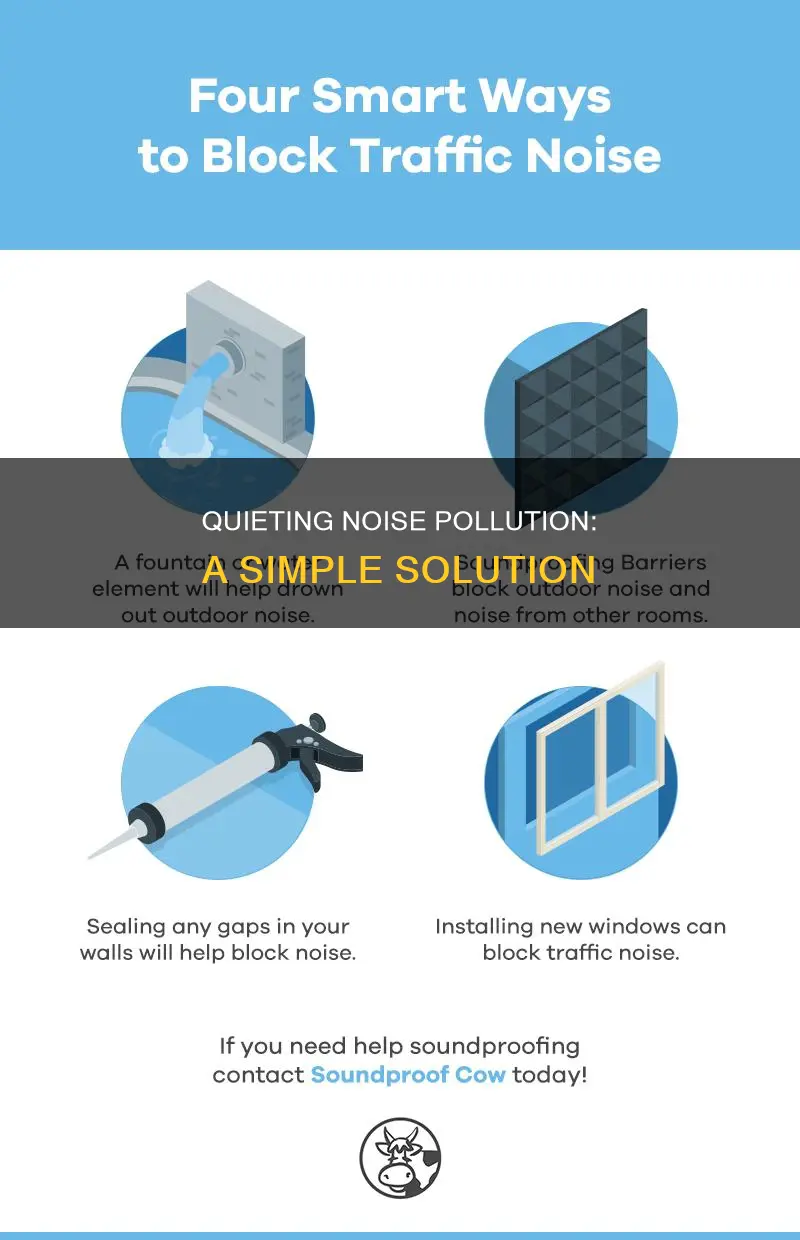 what is one way to reduce noise pollution