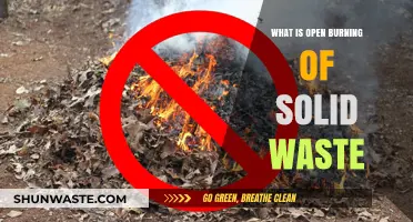 Understanding the Environmental Impact of Open Burning Solid Waste