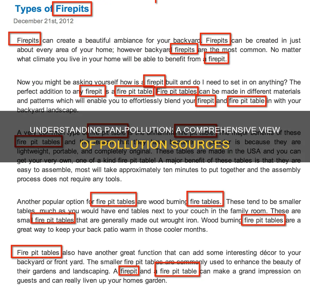 what is pan pollutant