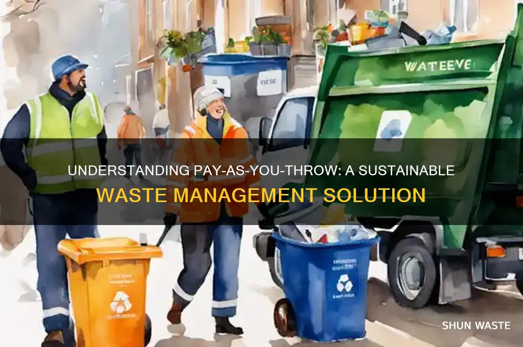 what is pay as you throw waste