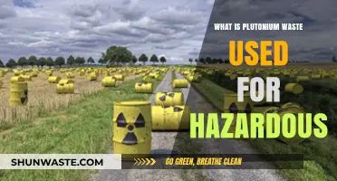 The Hidden Dangers: Unveiling the Uses of Plutonium Waste