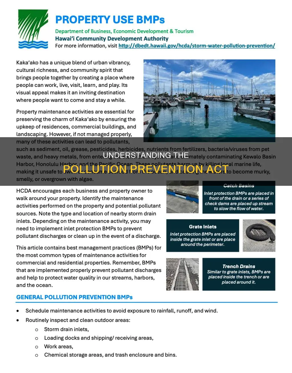 what is pollution prevention act