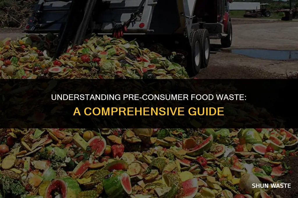 what is pre consumer food waste