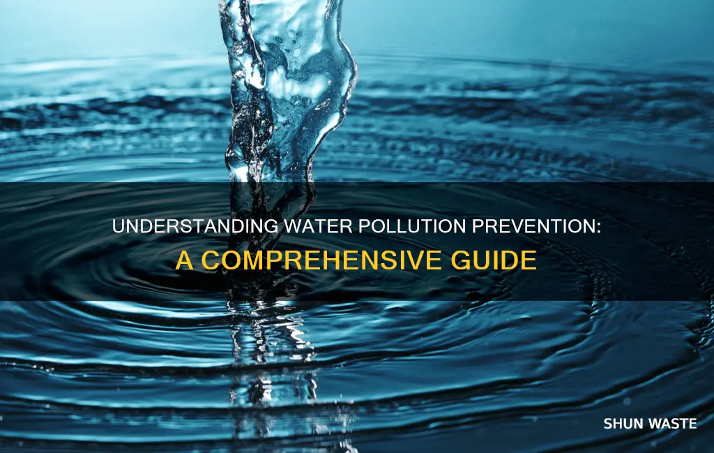 what is prevention of water pollution